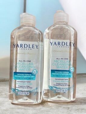 Yardley All-In-One Micellar Cleansing Water - Clear 10 fl oz NEW